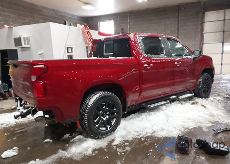 2024 Chevrolet Silverado 1500 4Wd Short Bed Rst from USA, damaged, VIN 3GCUDEED0RG246621